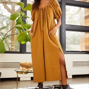 Natural element midi dress